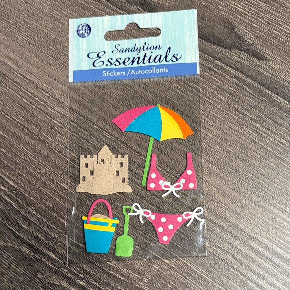❤️$3 Sandylion Essentials Beach Stickers